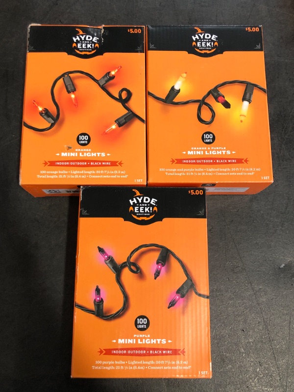Photo 1 of 3 Pack of Halloween Decor Lights 