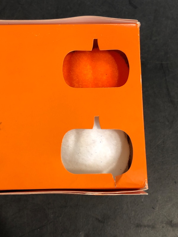 Photo 1 of Target Hyde and Eek Flocked Pumpkins Halloween 2024 Decorative Set Pink