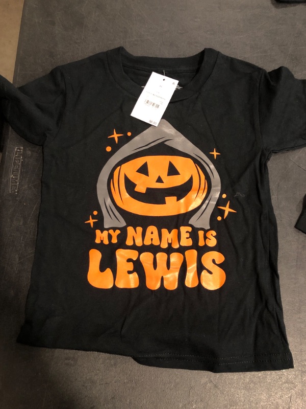 Photo 1 of Size 4T Lewis & Friends™ Girls' Short Sleeve Graphic T-Shirt - Black