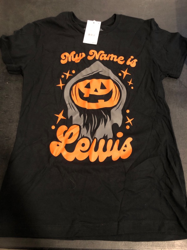 Photo 1 of Size M Lewis & Friends™ Girls' Short Sleeve Graphic T-Shirt - Black 
