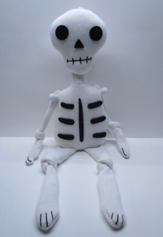 Photo 1 of Knitted Skeleton Plush Decor 