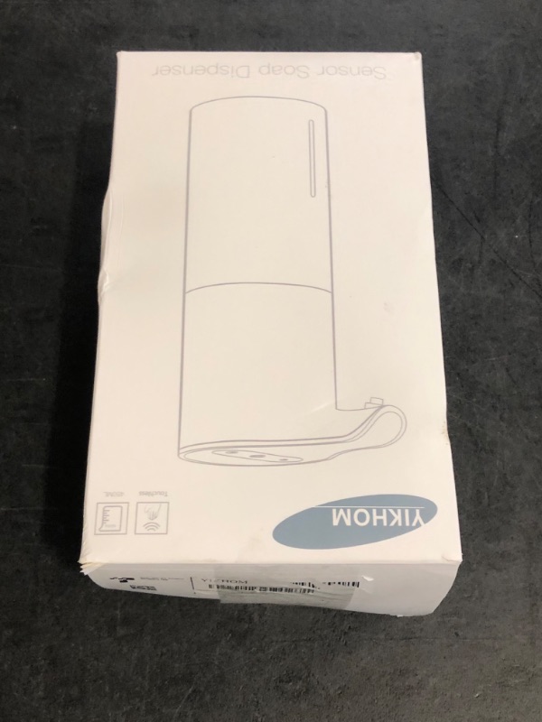 Photo 1 of YIKHOM Automatic Liquid Soap Dispenser, 15.37 oz Touchless Dish Dispenser with Waterproof Base, 5 Adjustable Soap Volume Hand Soap Dispenser, Sensor Soap Pump for Kitchen Bathroom Office Hotel