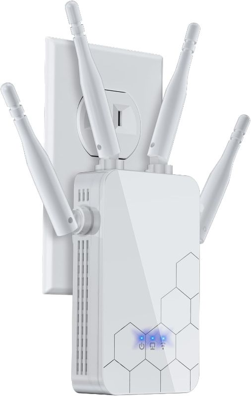 Photo 1 of 2025 WiFi Extender Internet Booster, Wireless Routers Amplifier, Mesh Wi-Fi 80% Faster | Broader Than Ever, Support More Network Devices at Home, 1-Tap Setup