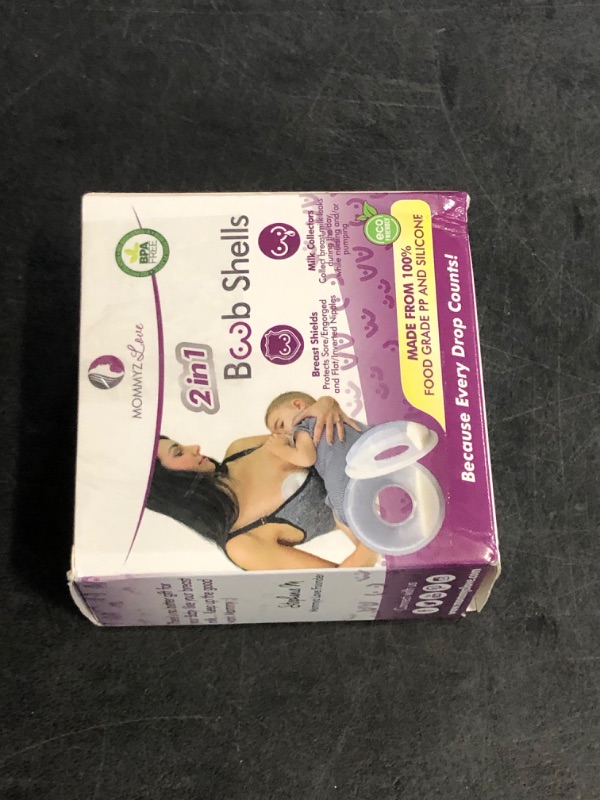 Photo 1 of Mommyz Love Breast Shells & Milk Catcher for Breastfeeding No Plugs - Breast Milk Catcher to Relieve & Protect Cracked Sore & Engorged Nipples - Breast Shells Milk Collector for Leaking Milk (2 Pack)