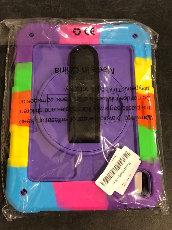 Photo 1 of SEYMAC stock Case for Samsung Galaxy Tab S10 FE / S9 / S9 FE 5G Tablet Case Protective with Screen Protector, Pencil Holder, 360 Rotate Stand, Hand Strap, Shoulder Strap, Purple
