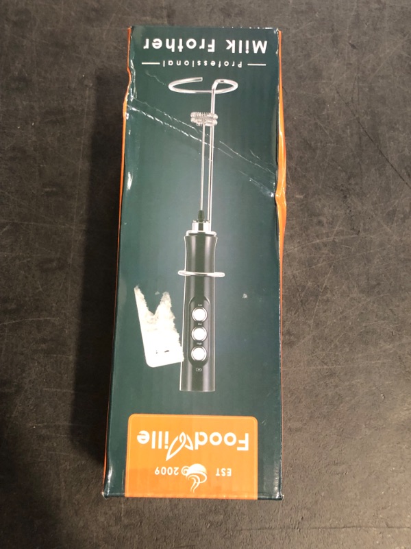 Photo 1 of MF02 Rechargeable Milk Frother Handheld Foam Maker with Stainless Whisk for Cappuccino, Latte, Bulletproof Coffee, Keto Diet, Protein Powder, Matcha