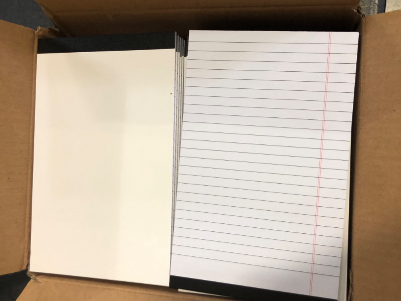 Photo 1 of 24 Pack Small Legal Pads 5x8 White Note Pads 5x8 College Ruled Paper Tablets for Office 80 GSM Paper Pads Narrow Ruled Legal Pad White Small Notepad 30 Sheets Writing Pad Lined Notepads for Office