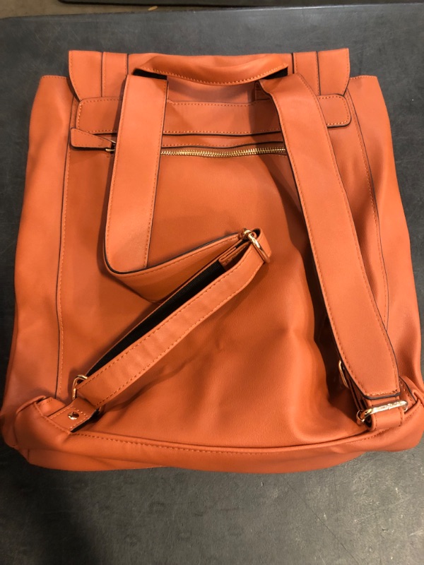Photo 1 of Different Color ** ESTARER Upgraded Version Women PU Leather Backpack 15.6 Inch Laptop Backpack Vintage College Rucksack Bag