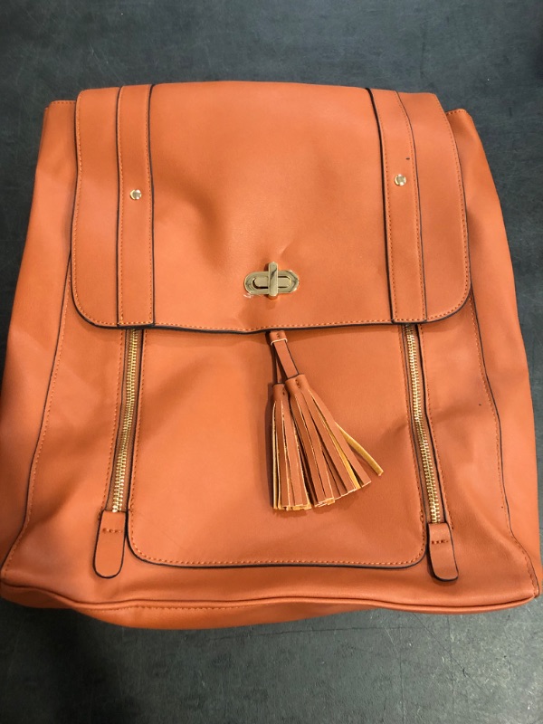 Photo 1 of Different Color ** ESTARER Upgraded Version Women PU Leather Backpack 15.6 Inch Laptop Backpack Vintage College Rucksack Bag
