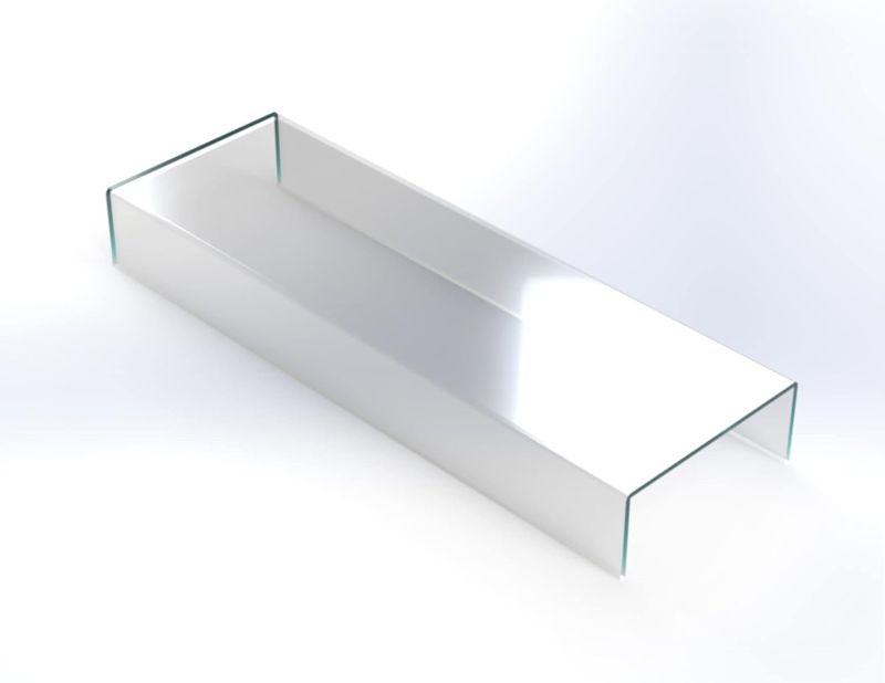 Photo 1 of 2in Formed Riser for Ikea Detolf - 1 Shelf, Modern Style - Shelf Riser