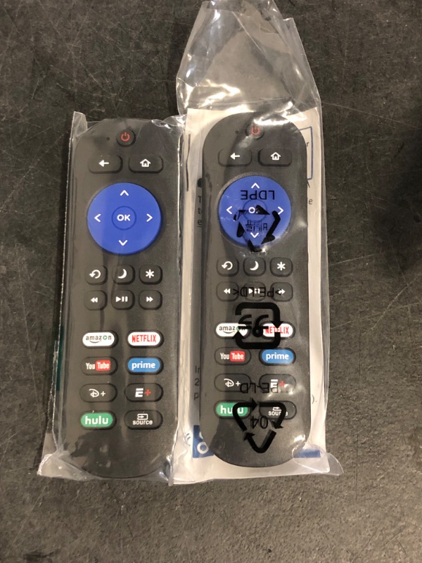 Photo 1 of Pack of 2 Remote Compatible with Roku Remote, for Roku Player, for Roku TV Remote, for Roku Box 1 2 3 4, Express, Premiere, Ultra, for TCL Hisense Onn Roku TV with Anti-Lost Case