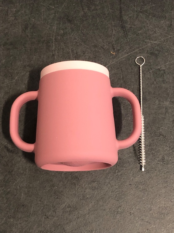 Photo 1 of 3 way Baby Trainer Cup, Designed with Feeding Specialist, 180ml (Pink)