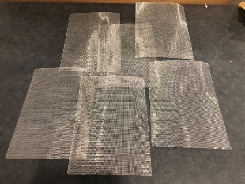 Photo 1 of 6 Pack 12×8 Inch Wire Mesh Screen, 20 Mesh Stainless Steel Mesh, Sturdy No Rust Metal Mesh Screen for DIY Projects, Cage, Vent, Garden, Window Screen, Filter Mesh