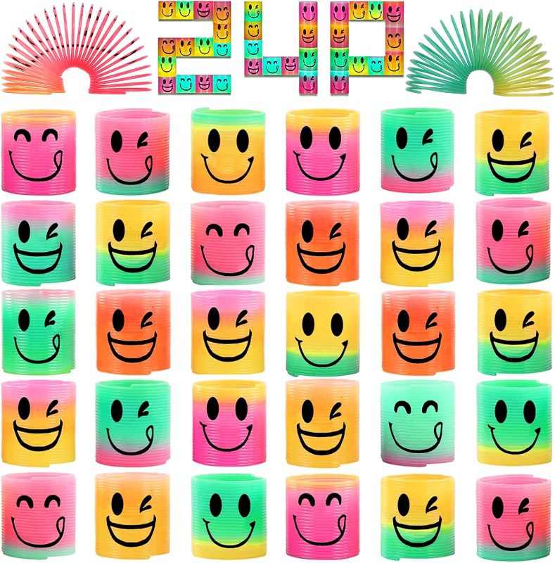 Photo 1 of AZEN 24 Pcs Mini Spring Party Favors for Kids 3-5 4-8, Goodie Bags Stuffers for Birthday Party, Classroom Prizes Kids Prizes, Small Bulk Toys Gifts (4 Smile)