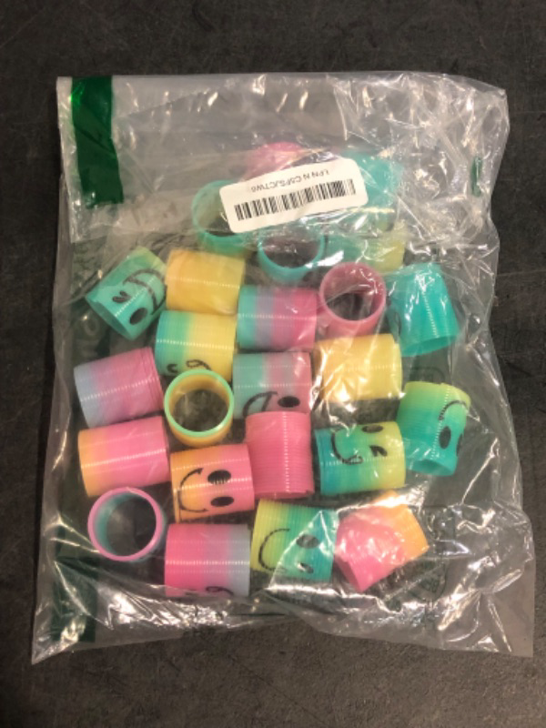 Photo 1 of AZEN 24 Pcs Mini Spring Party Favors for Kids 3-5 4-8, Goodie Bags Stuffers for Birthday Party, Classroom Prizes Kids Prizes, Small Bulk Toys Gifts (4 Smile)