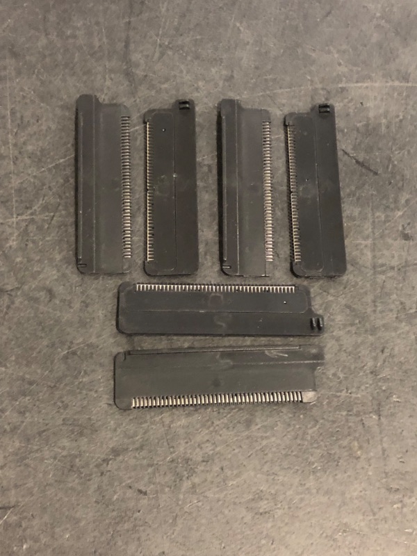 Photo 1 of Xspeedonline 6-Pack Body Grooming Blades Replacement for baKblade 2.0 Series - Wet/Dry Use