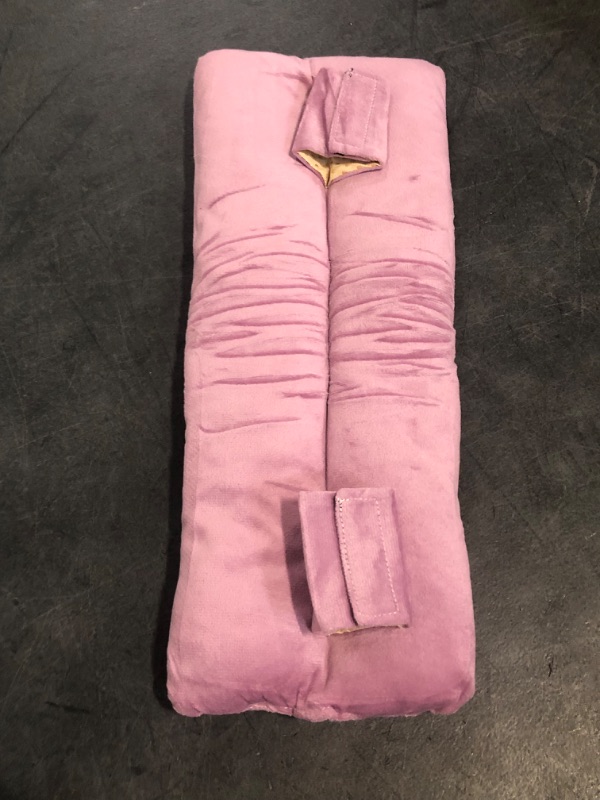 Photo 1 of Mastectomy Pillow Post Surgery Seat Belt Pillow Cushions Pads Protector for Breast Cancer Port Pacemaker Heart Surgery C-Section Recovery (Pink)