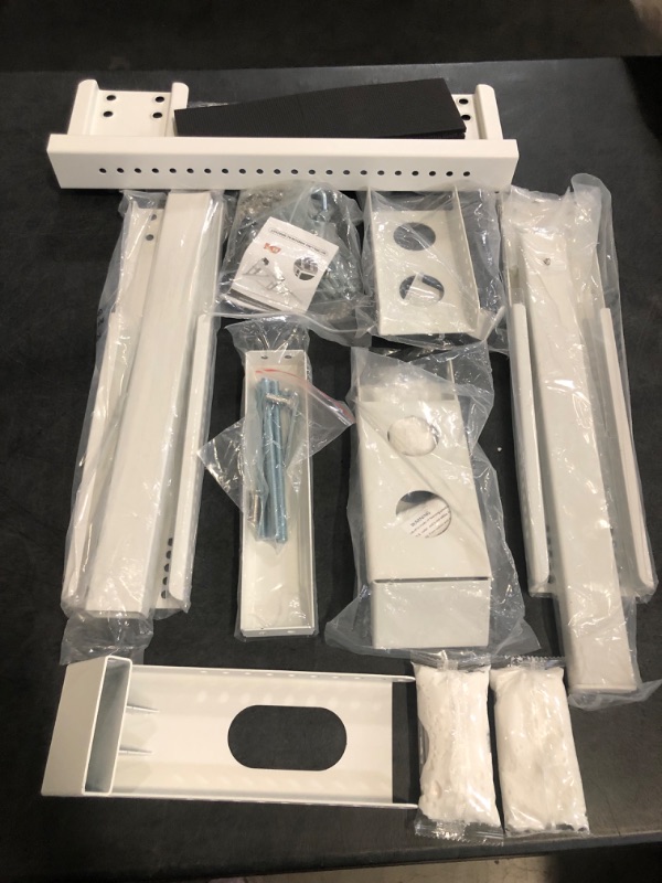 Photo 1 of Cesluck No Drill Window AC Support Bracket: Adjustable Air Conditioner Support Bracket, Heavy Duty, Fits Single & Double-Hung Windows, Universal Units for 5000-24000 BTU, Up to 220 lbs