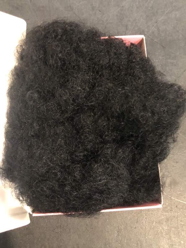 Photo 1 of Mens Afro Wig for 70s Disco Rocker Party Black Afro Wig for Men and Women Unisex Adult Afro Wigs for Daily and Party Use (Black)