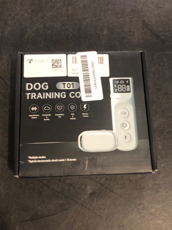 Photo 1 of Dog Bark Collar - Rechargeable Remote Anti-Bark Training Collar with Beep/Tactile Modes, 16 Sensitivity Levels, 3300Ft Range, 2-Channel Memory - Humane for All Dog Breeds