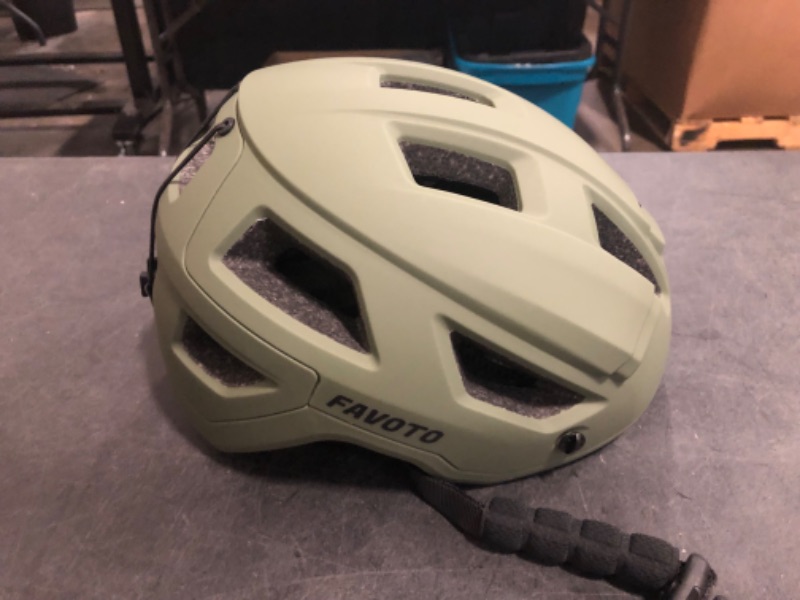 Photo 1 of Favoto Mountain Bike Helmet Adult- Dual Shell Magnetic Buckle Lightweight MTB Bicycle Helmet Adjustable for Adults Men Women CPSC Certificated