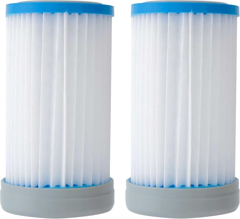 Photo 1 of U.S. Pool Supply 2 Replacement Filter Cartridges for Use in The Octopus Handheld Pool and Spa Vacuum Cleaner, Model 1121 - Provides Premium Clean Water Filtration, Removes Finest Swimming Pool Debris