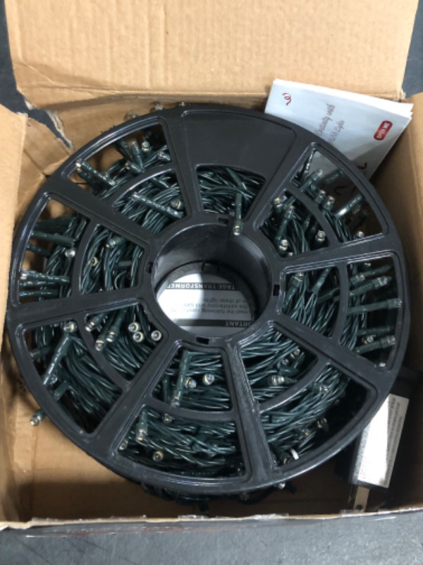 Photo 1 of JMEXSUSS 800 LED Christmas Lights Outdoor Indoor String Lights with 8 Modes Warm White Plug in for Patio Garden Tree Wedding Party Yard Spring Decoration