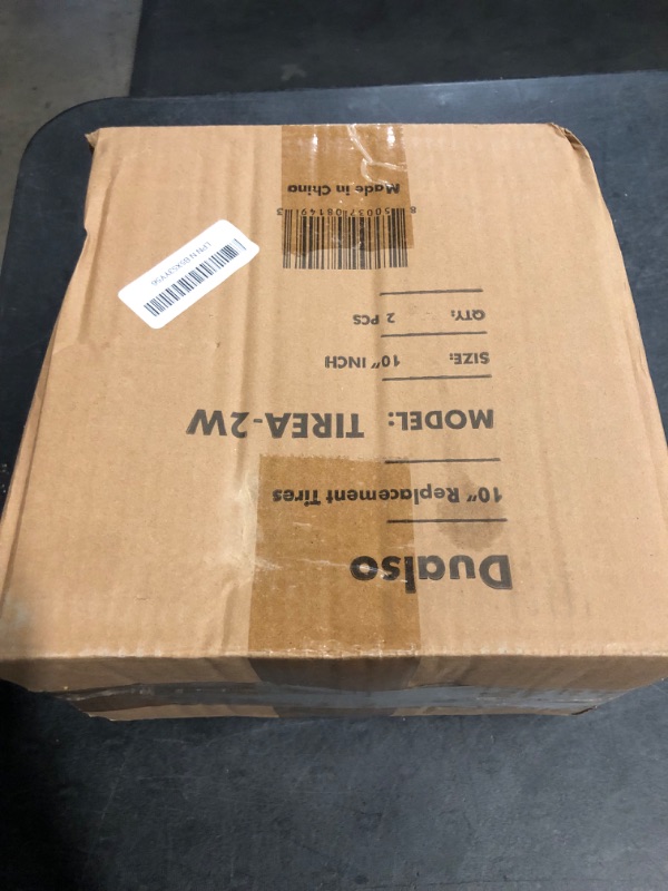 Photo 1 of 10-Inch Replacement Tire and Wheel 4.10/3.50-4" - 10” Pneumatic Utility Tires for Cart, Dolly, Hand Truck, Generator, Lawnmower, Garden Wagon with 5/8” Axle Bore Hole - Double Sealed Bearings (2 pack)