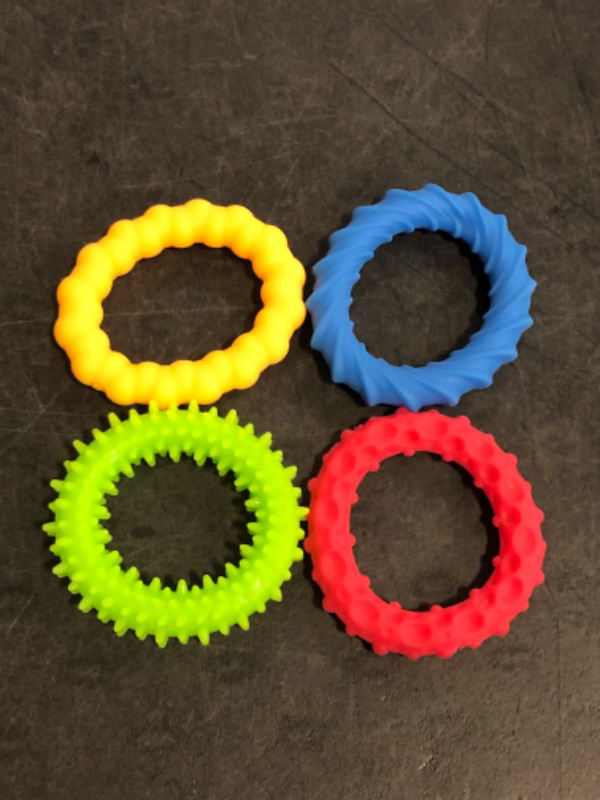 Photo 1 of Sensory Fidget Toys for Kids Adults - 4 Pack Stretchy Fidget Bracelet | Texture & Calming Autism Sensory Toys for Special Needs Autistic Children | Calm Down Toy for Toddler Girls Boys