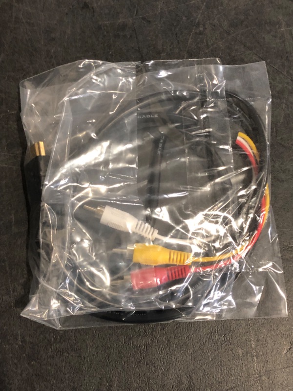 Photo 1 of 5ft/1.5m HDMI Male to 3 RCA Cable Audio Video AV Adapter Extension Code for TV HDTV DVD 1080P M/M Converter Goldplated Connector
