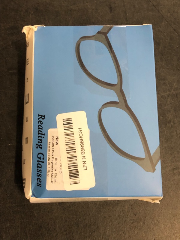 Photo 1 of 1.25 4 Pack Progressive Multifocus Reading Glasses for Women Oprah Style Blue Light Blocking Computer Readers