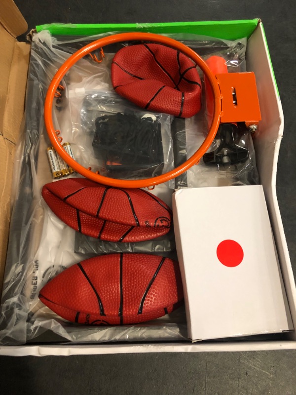 Photo 1 of TOY Life Basketball Hoop Indoor for Kids Over The Door Office Basketballhoop for Teens and Adults Mini Hoops Door Room Goal with 4 Balls