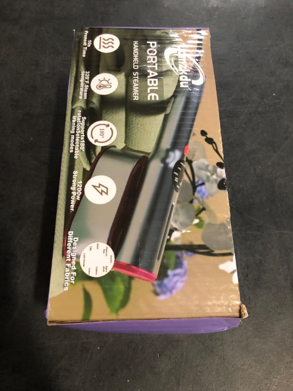 Photo 1 of 2-in-1 Steamer & Iron for Clothes,15s Fast Heat-up 1200W Portable Handheld Garment Steamer,Travel Size with Large Ceramic Heat Panel,Quick Wrinkle Removal,110V-130V