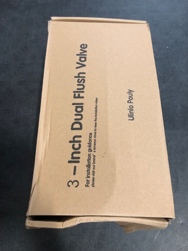 Photo 1 of 3-Inch Dual Flush Valve Repair Kit for 2-Piece Toilet, Suitable for Glacier Bay, Kohler, Aquasource and more. Includes 8.2" Height Flush Valve, Threaded Button, Fill Valve, Gasket, Bolts