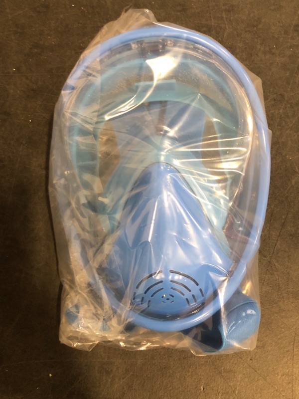 Photo 1 of QingSong Kids Snorkel Mask Full Face, Snorkeling Set with Camera Mount, Foldable 180 Degree Panoramic View Snorkeling Gear Anti-Fog Anti-Leak