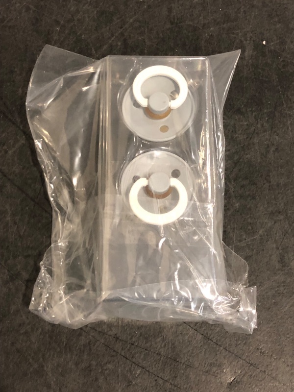 Photo 1 of BIBS Colour Night Baby Pacifier 2-Pack | Made in Denmark | BPA Free Dummy Soother, Round Nipple. Natural Rubber Latex, Size 1 (0-6 Months), Sage Night/Cloud Night
