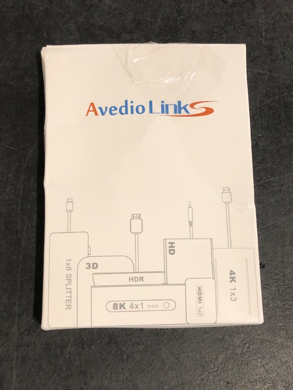 Photo 1 of Avedio links HDMI Splitter 1 in 2 Out [w/ 4 Ft Hdmi Cable]Not for Extended Display-Mirror Same Screen Only, 4K 1x2 HDMI Splitter 1 to 2 for 3D 1080P@60Hz, Copy 1 Source to 2 Displays at The Same Time