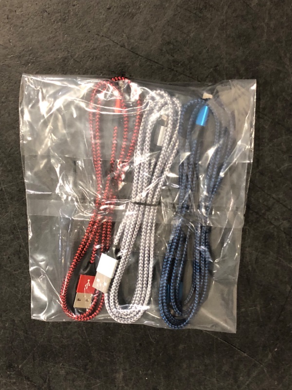 Photo 1 of Missing 3 ** [Apple MFi Certified] 6Pack 3/3/6/6/6/10 FT iPhone Charger Nylon Braided Fast Charging Lightning Cable Compatible iPhone 14 Pro/13 mini/13/12/11 Pro MAX/XR/XS/8/7/Plus/6S/SE/iPad