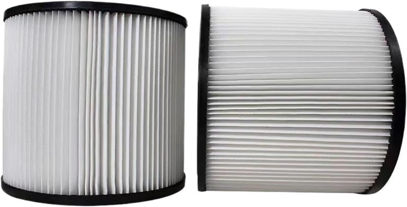 Photo 1 of 1pcs/2pcs Vacuum Cleaner Filter Replacement Compatible for Shop Vac 90304 90350 90333 LB650c QPL650 Cordless Vacuum Cleaner HEPA Parts Accessories(White2pcs)
