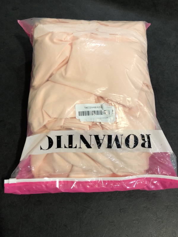 Photo 1 of PARTY ULYJA Blush Pink Plastic Tablecloths 3 Pack 54 x 108 Inch Rectangular PEVA Vinyl Table Covers for Picnic Birthday Wedding Parties