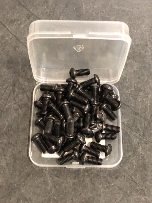 Photo 1 of M6-1.0x14mm Button Head Screw and Bolt, M6 Scoket Cap Screws,M6x14mm Alloy Steel Bolts,Allen Hex Drive,Full Thread,Bright Finish,Coarse Thread, 50Pcs (M6x14mm-50)