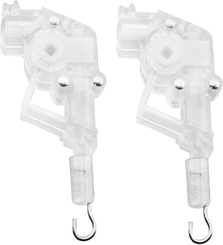 Photo 1 of Wand Tilter 2pcs Heavy Duty Low Profile Wand Tilter Rod Tilter for 2 inch Horizontal Blinds, Square Shaped Gear/Hook Connection