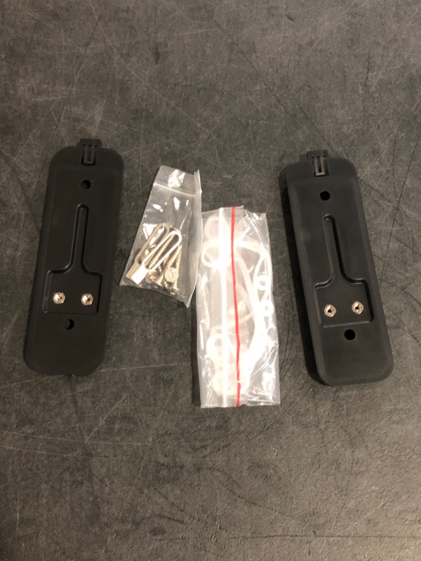 Photo 1 of Blink Doorbell Back Plate, Upgrade Blink Doorbell Backplate Replacement Blink Doorbell Mount, Blink Doorbell Accessories, Blink Doorbell Mounting Plate with Blink Key (2 Pack Black)