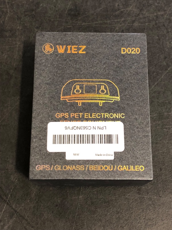Photo 1 of WIEZ GPS Wireless Dog Fence,Electric Dog Fence Collar, Range 65-3281ft, Adjustable Warning Strength, Rechargeable, Pet Containment System for Outdoor, Suitable for Most of Dogs