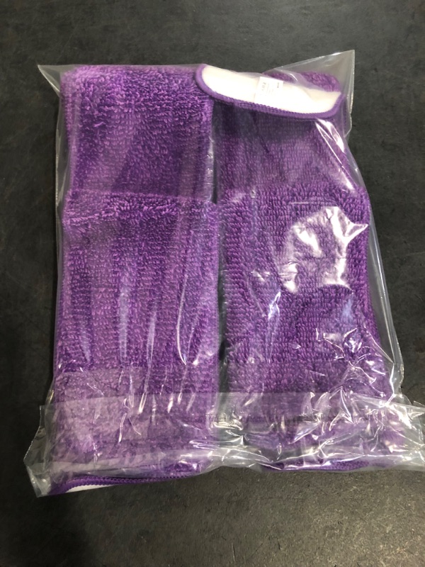 Photo 1 of 6-Pack Purple Reusable Mop Pads for Swiffer PowerMop, Mellbree Power Mop Pads Microfiber Mop Washable Pads