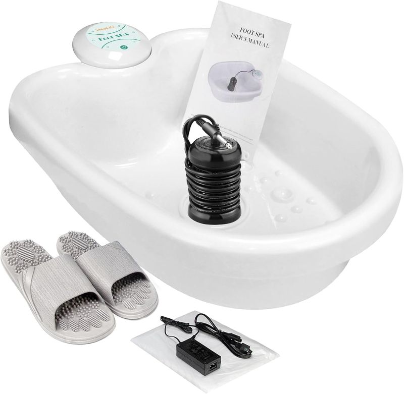 Photo 1 of Ionic Foot Bath Detox Machine with Slipper, Portable Ionic Foot Detox Chi Cleanser | Home Use, Beauty Salon Holiday Gift