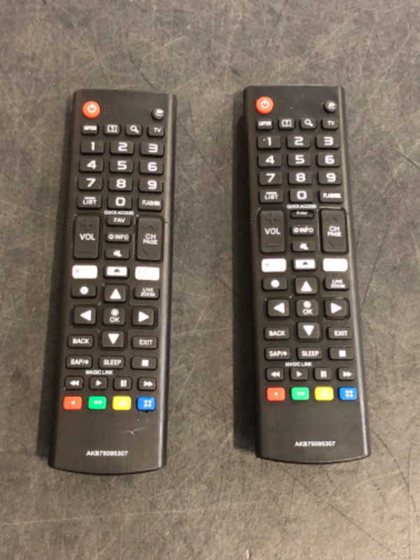 Photo 1 of Universal Remote Control for LG TV Remote,Compatible with All Models for LG Brand, with Netflix Prime Video Shortcut Buttons?Pack of 2?