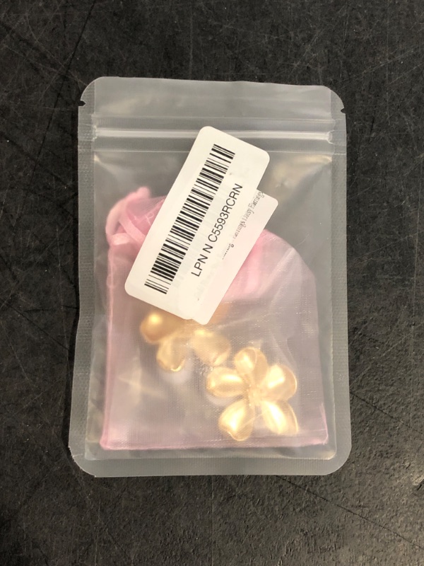 Photo 1 of Gold Flower Earrings Daisy Floral Statement Earrings for Women Trendy Hypoallergenic Lightweight Spring Fashion Jewelry for Everyday Wear