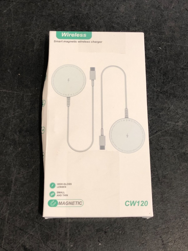 Photo 1 of MagSafe Charger: Magnetic Wireless Charging Pad for iPhone 16 15 14 13 12 Series & AirPods 4-2 Pro, Strong Magnet, Aluminum Alloy, USB-C/A Ports, Ultra-Thin & Portable, Ideal for Desk & Bedside