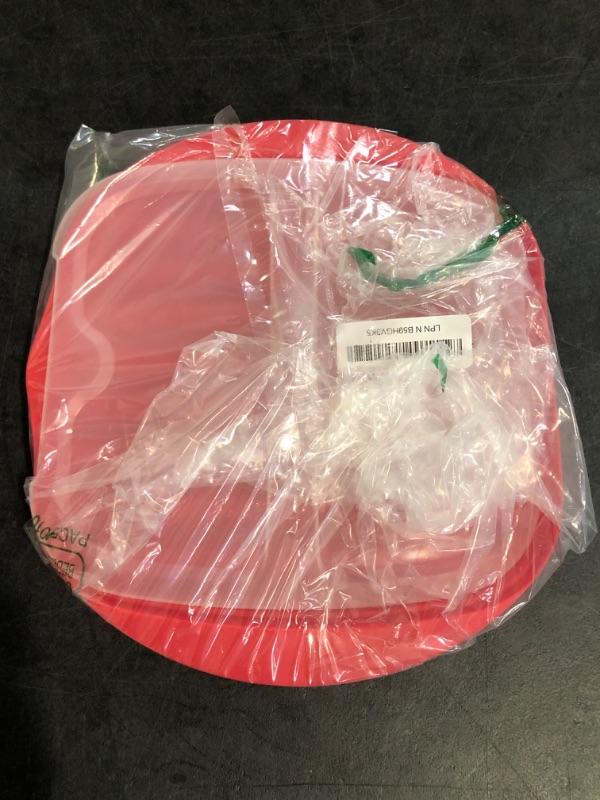 Photo 1 of Microwave Bacon Tray with Splatter Lid,(red) Safety, Quick and with No Mess, Microwave Bacon Cooker Make Crispy Bacon in few Minutes